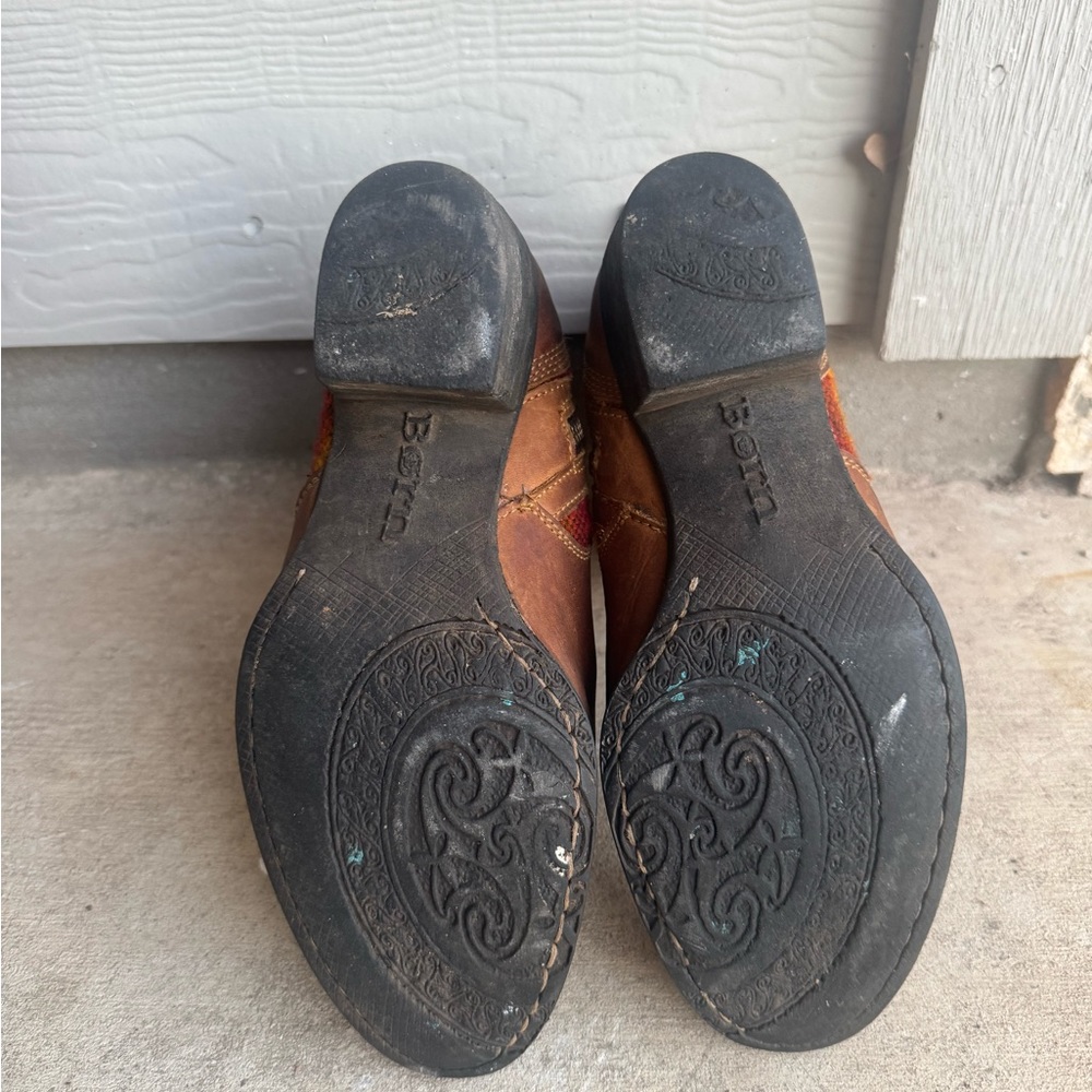 Brown Leather Born Booties - image 6